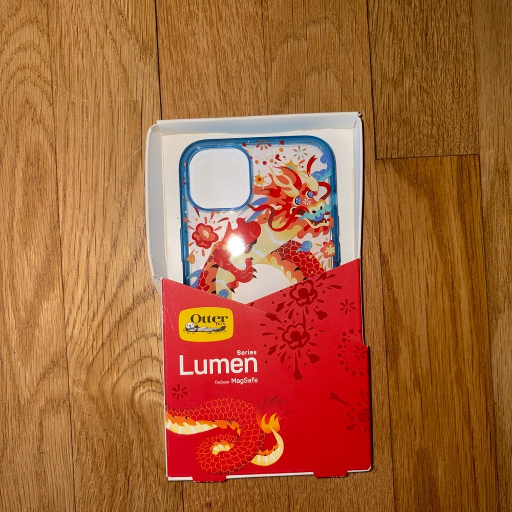 iPhone 15 Plus OtterBox Lumen Series Dragon Design Case - Mag Safe